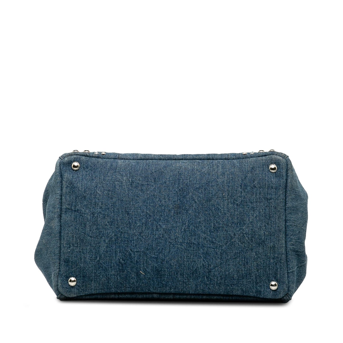 Prada Canapa Denim Bijoux Satchel (SHG-PUZrFO)