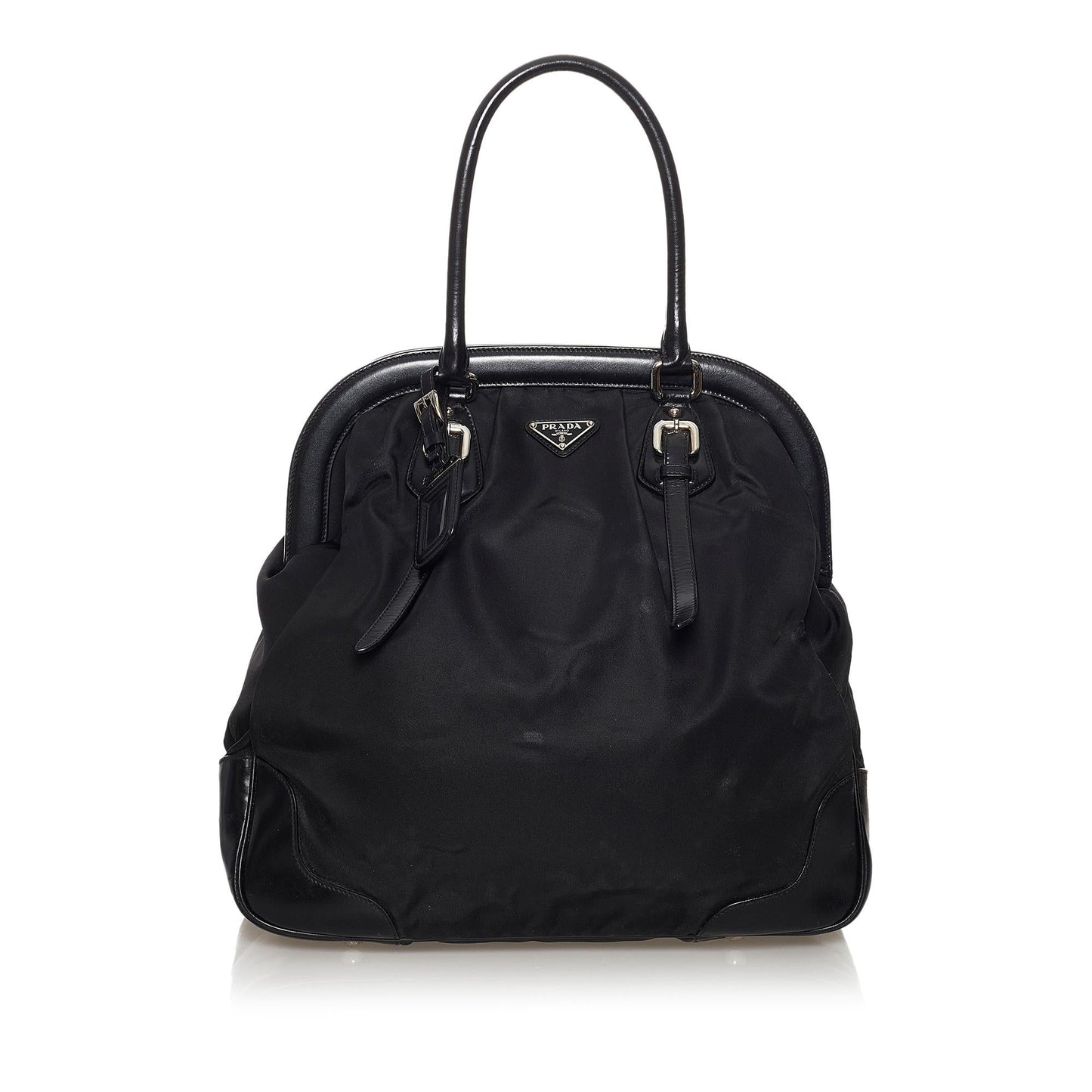Prada Canapa Logo Canvas Handbag (SHG-30677)
