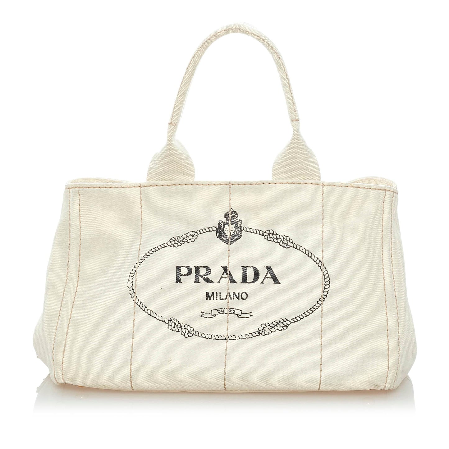Prada Canapa Logo Canvas Handbag (SHG-32927)