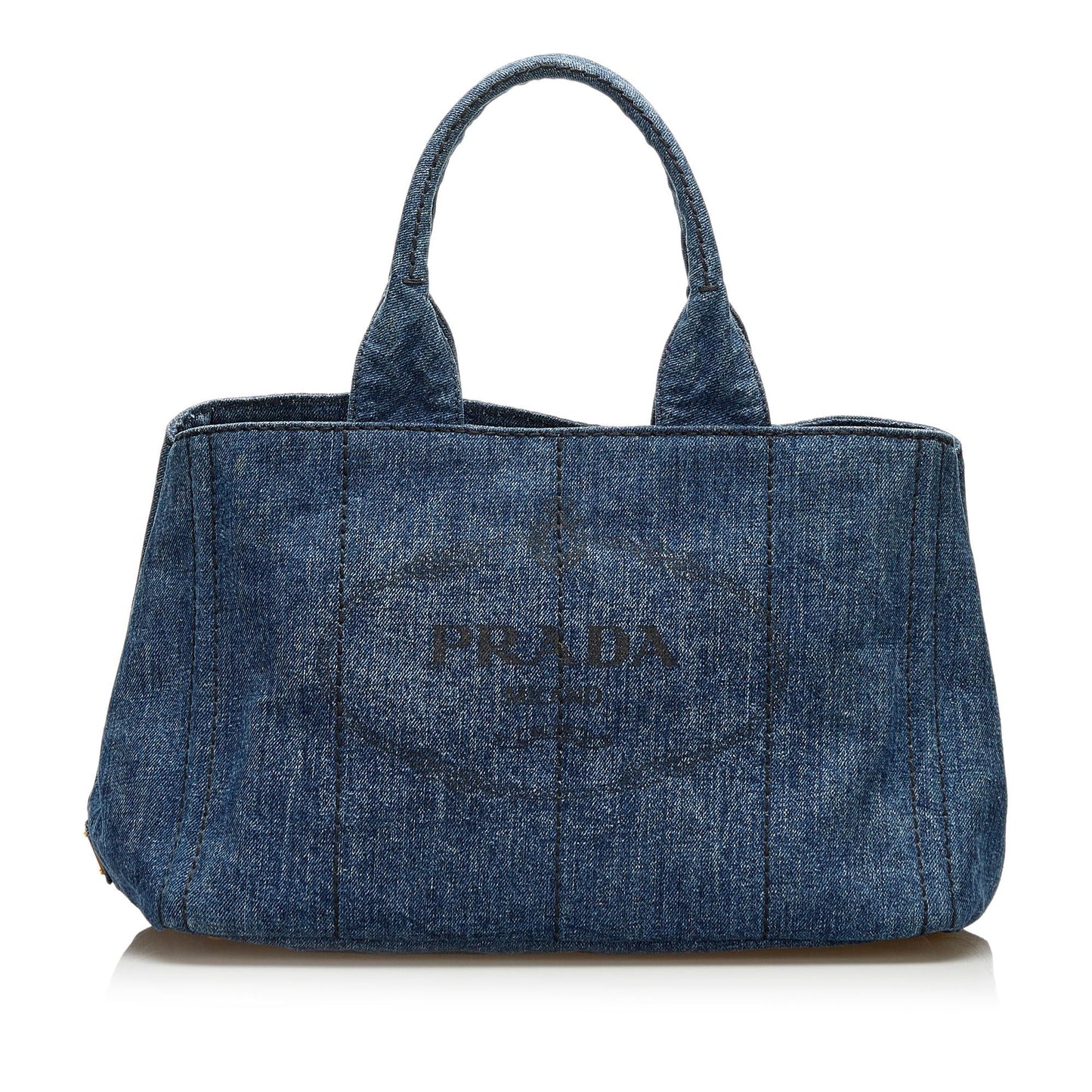 Prada Canapa Logo Canvas Handbag (SHG-35920)