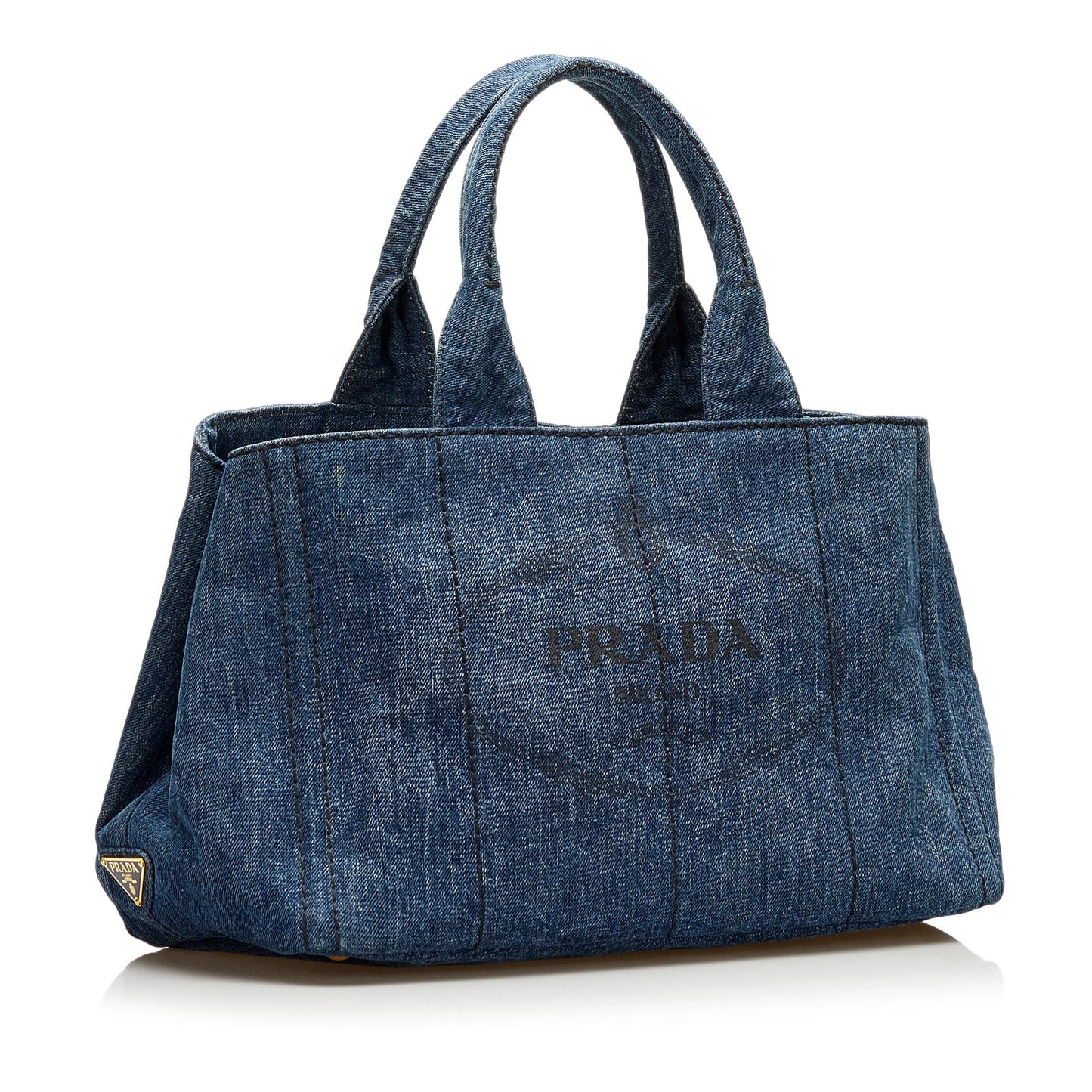 Prada Canapa Logo Canvas Handbag (SHG-35920)