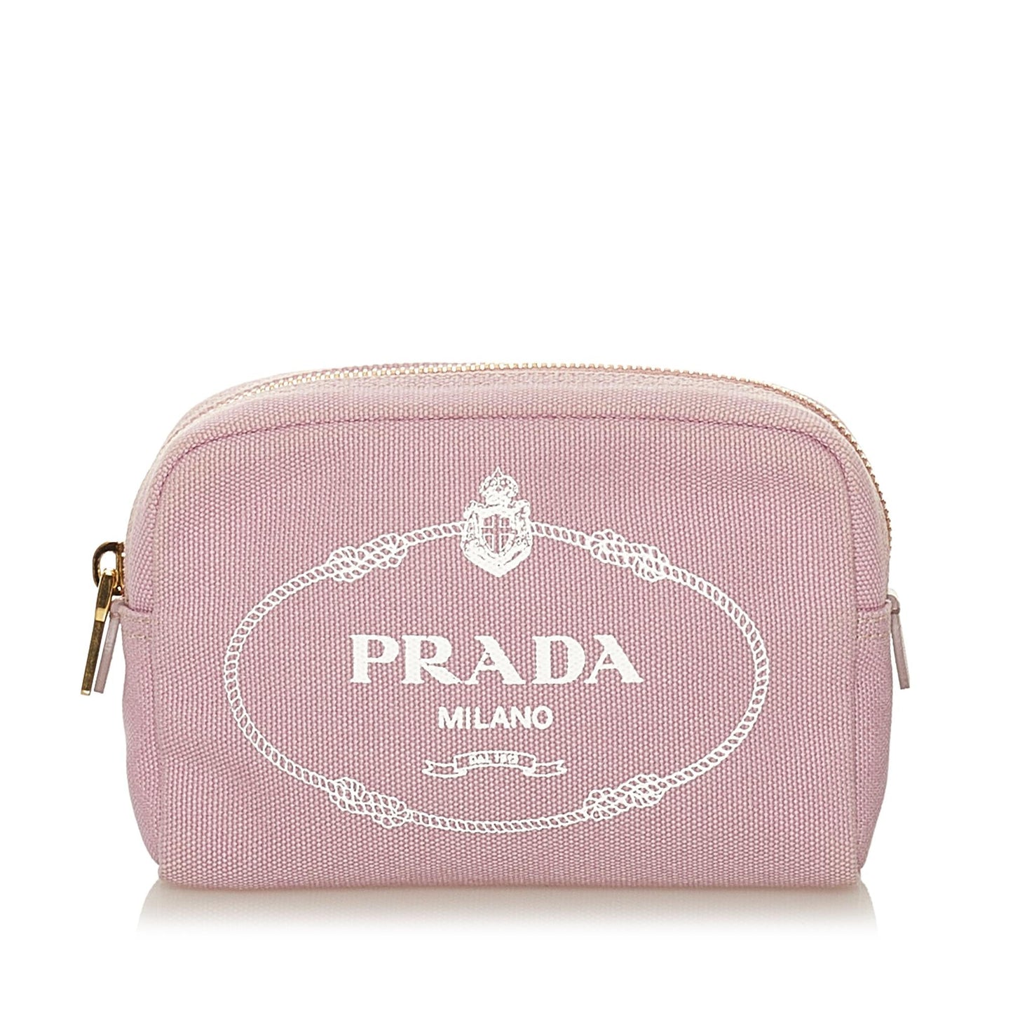 Prada Canapa Logo Canvas Pouch (SHG-34376)