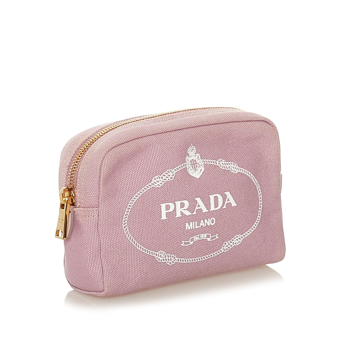 Prada Canapa Logo Canvas Pouch (SHG-34376)