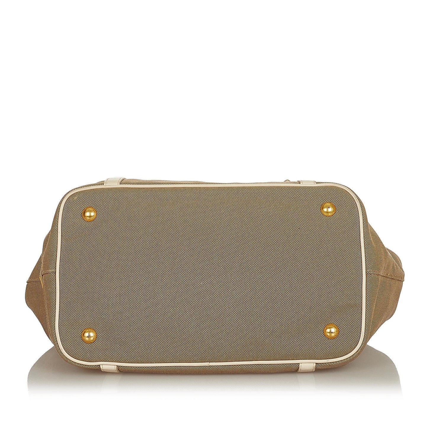 Prada Canapa Logo Canvas Satchel (SHG-25823)