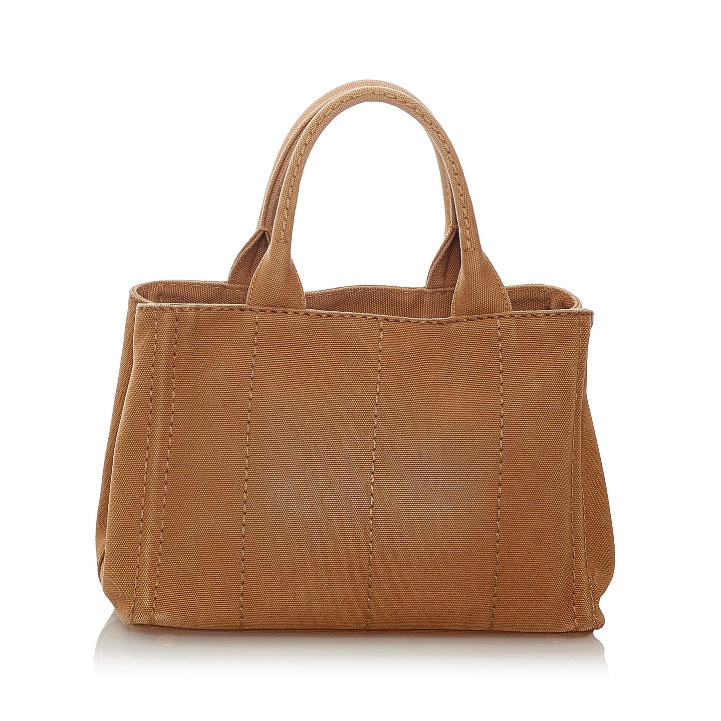 Prada Canapa Logo Canvas Satchel (SHG-27731)
