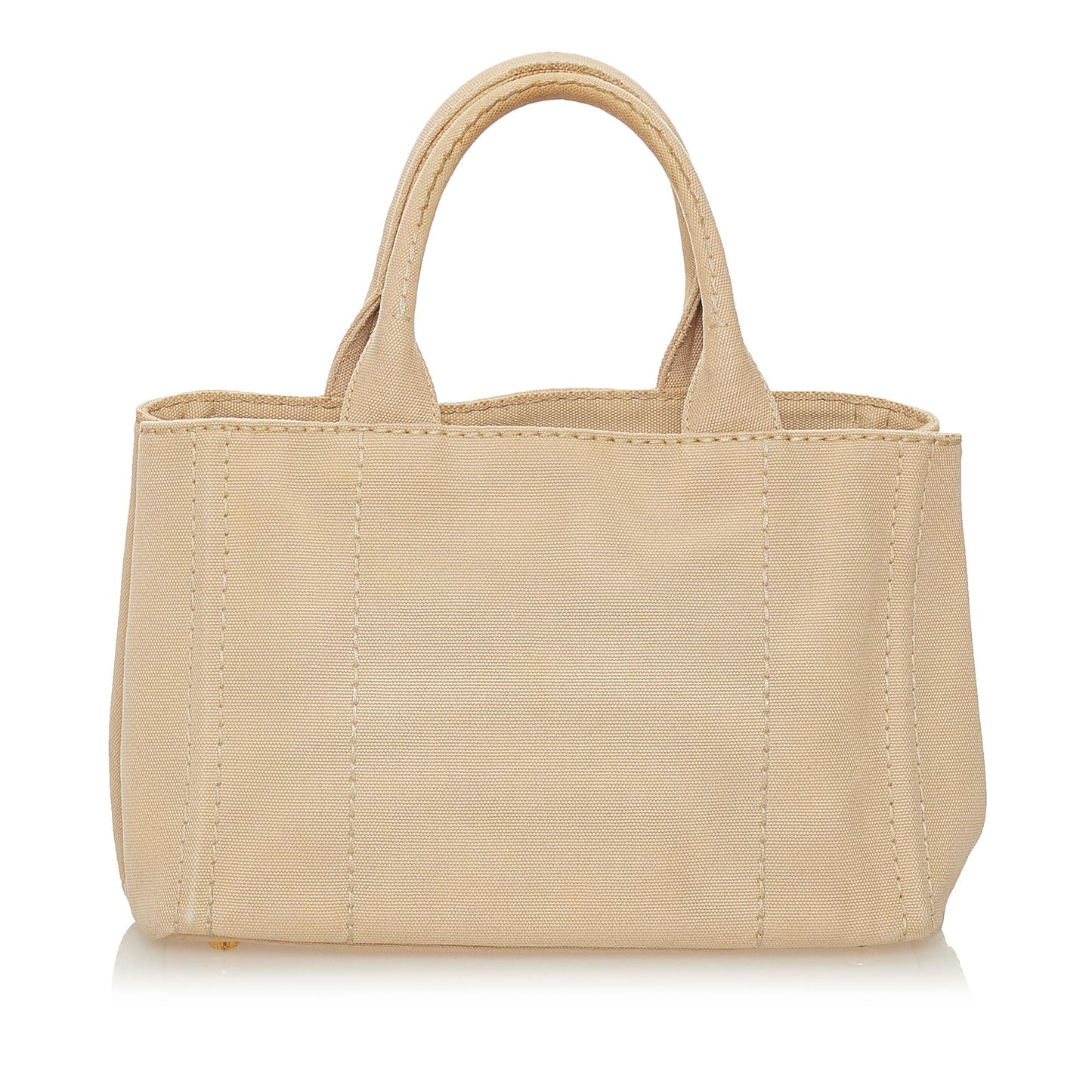 Prada Canapa Logo Canvas Satchel (SHG-27860)