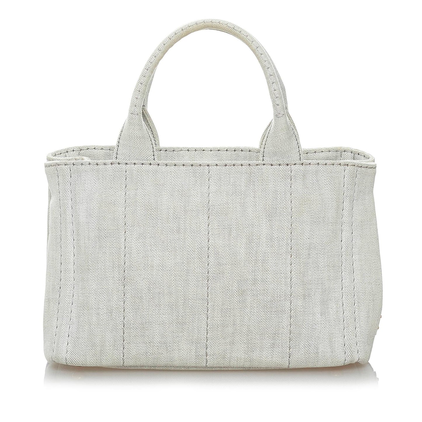 Prada Canapa Logo Canvas Satchel (SHG-29742)