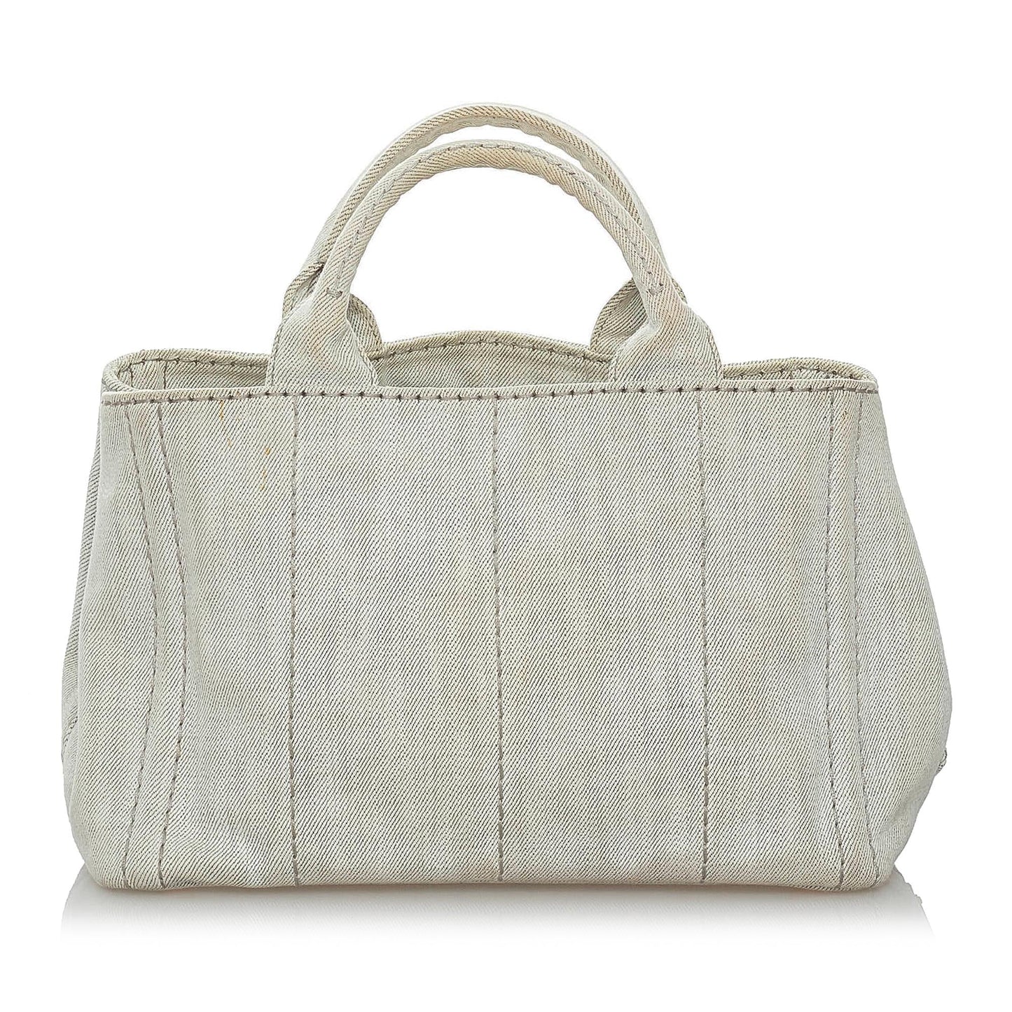 Prada Canapa Logo Canvas Satchel (SHG-29803)