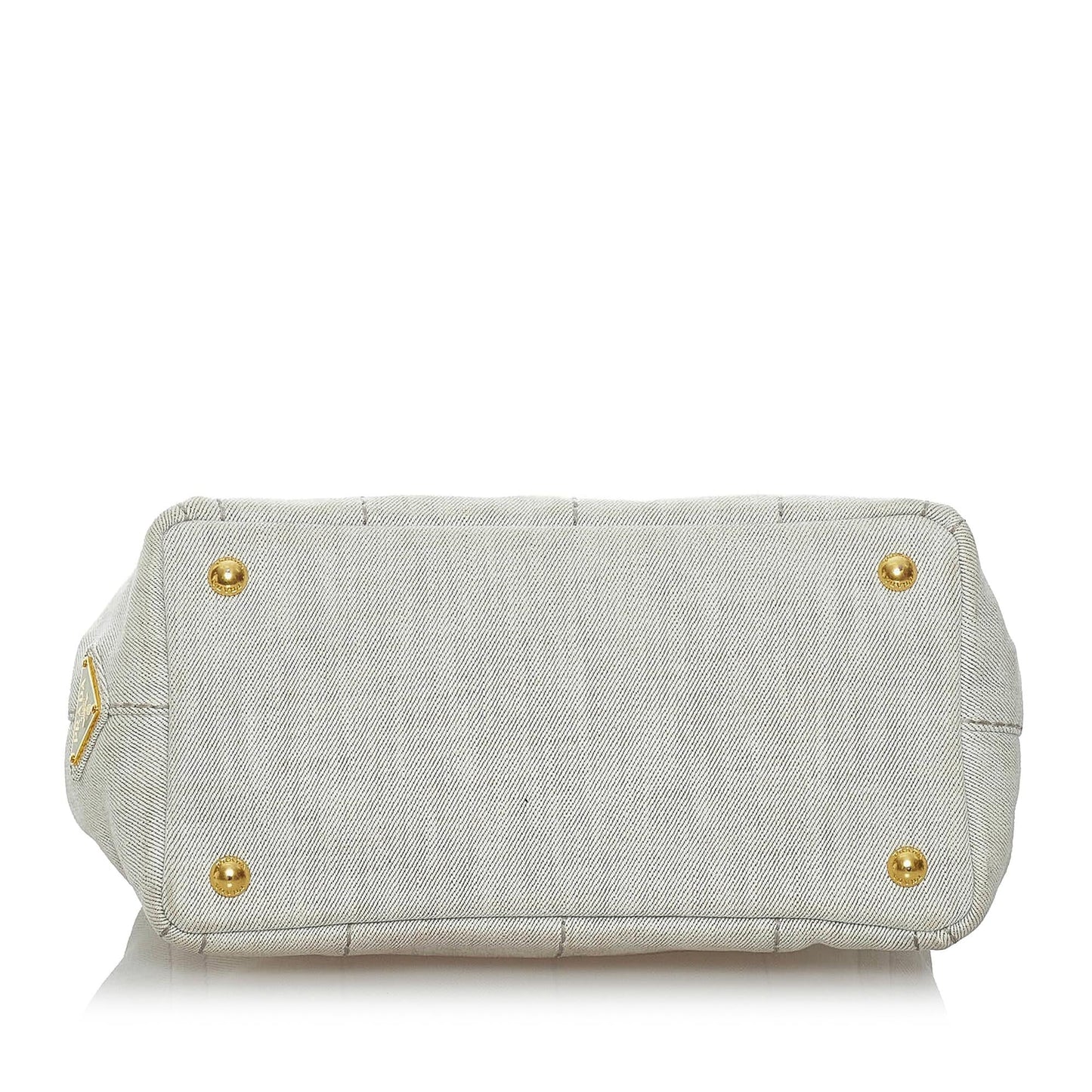 Prada Canapa Logo Canvas Satchel (SHG-29803)