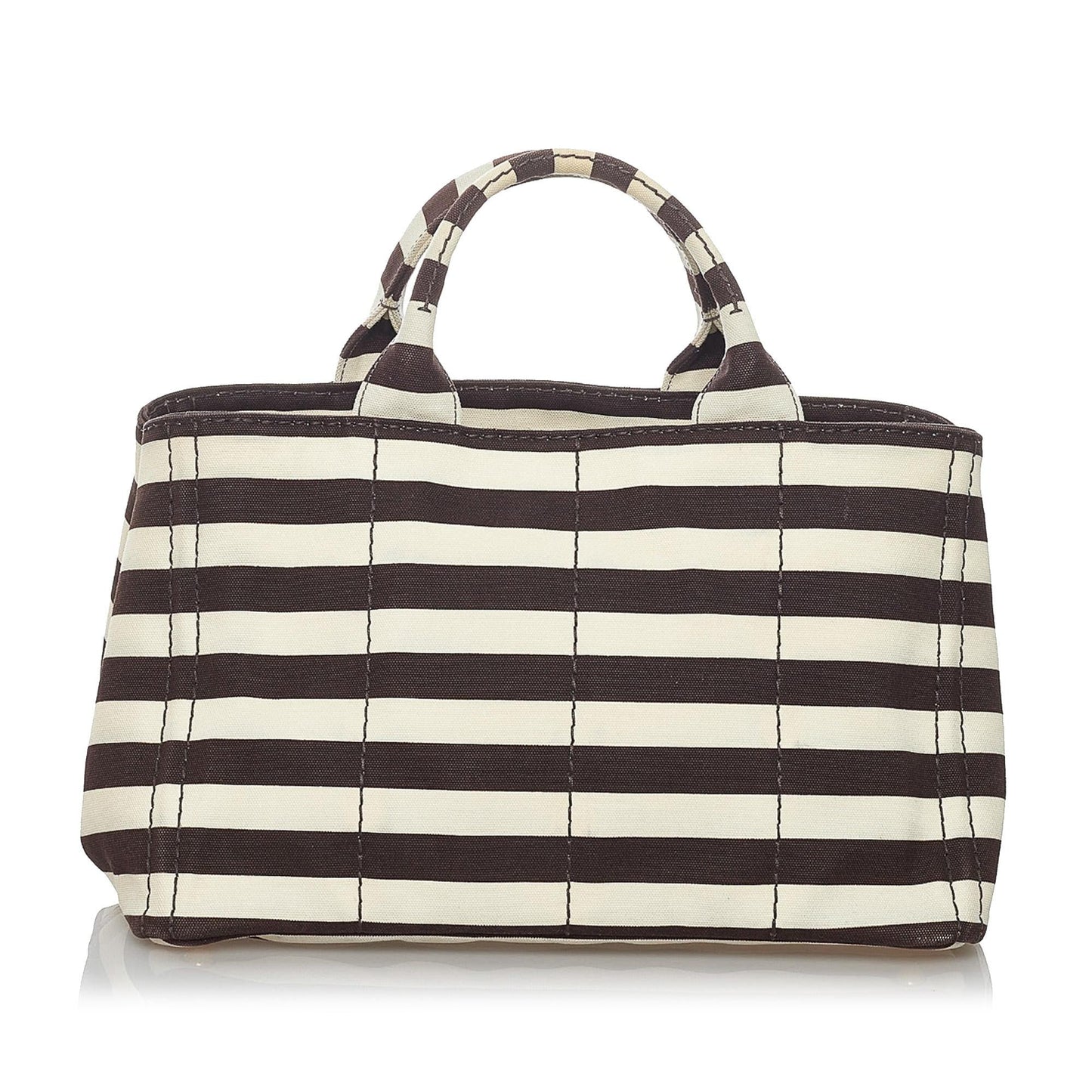 Prada Canapa Logo Canvas Satchel (SHG-30286)