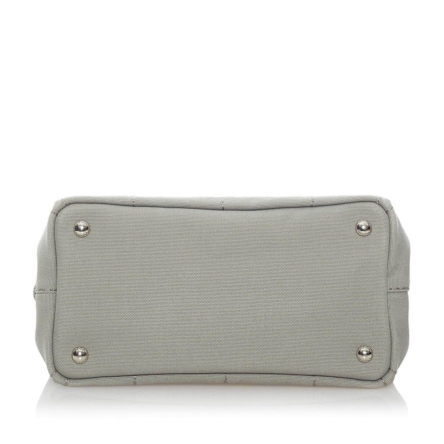 Prada Canapa Logo Canvas Satchel (SHG-30961)