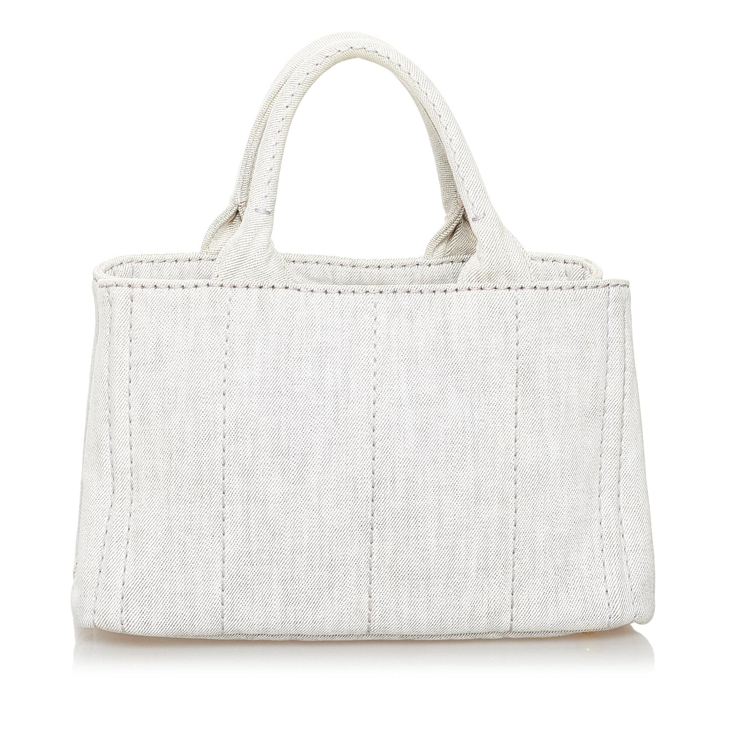 Prada Canapa Logo Canvas Satchel (SHG-31407)