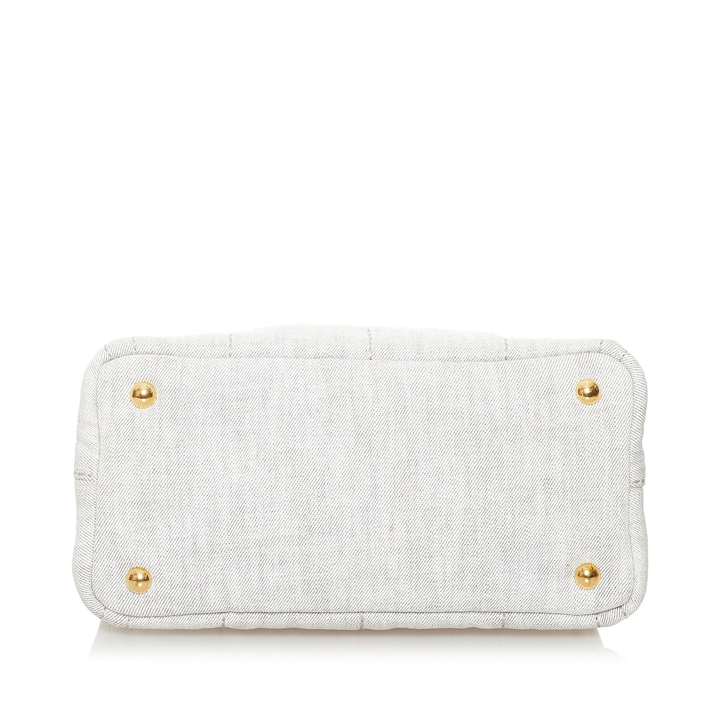 Prada Canapa Logo Canvas Satchel (SHG-31407)