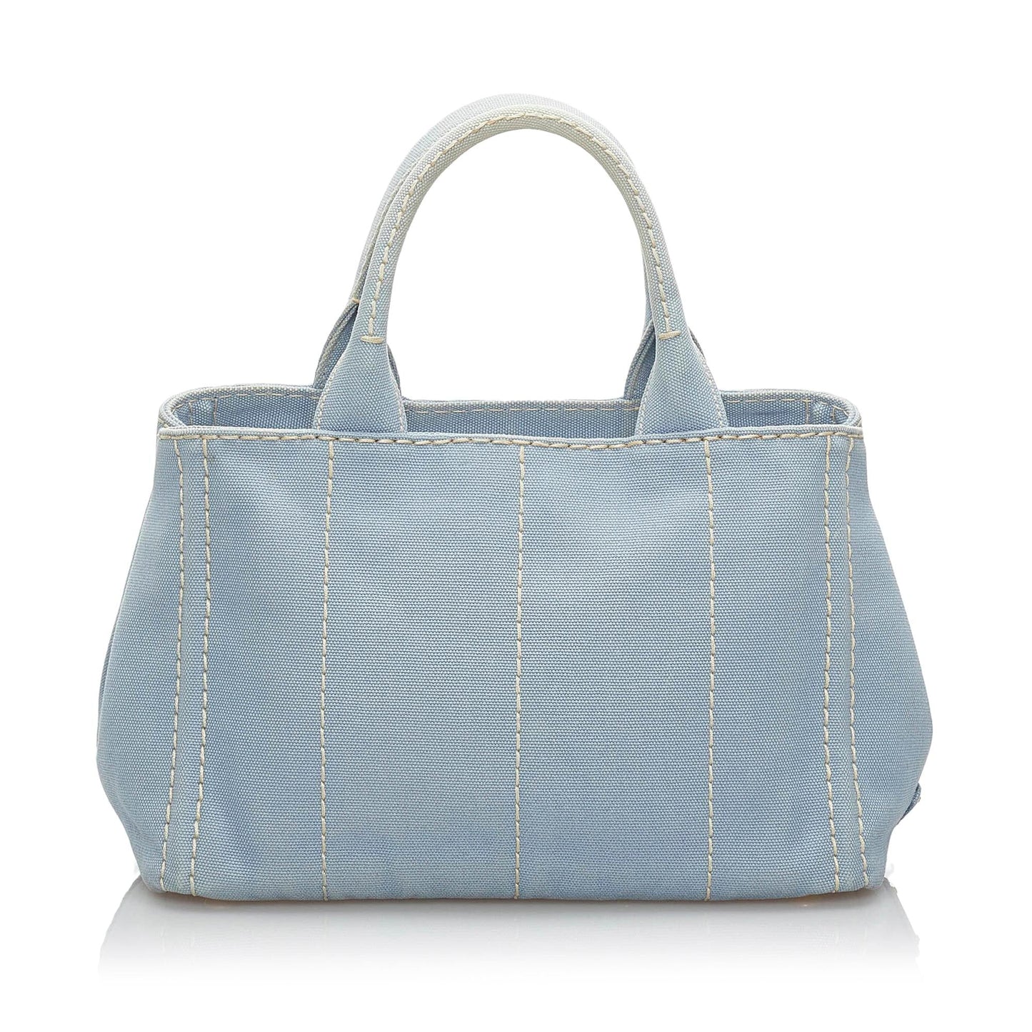 Prada Canapa Logo Canvas Satchel (SHG-34012)