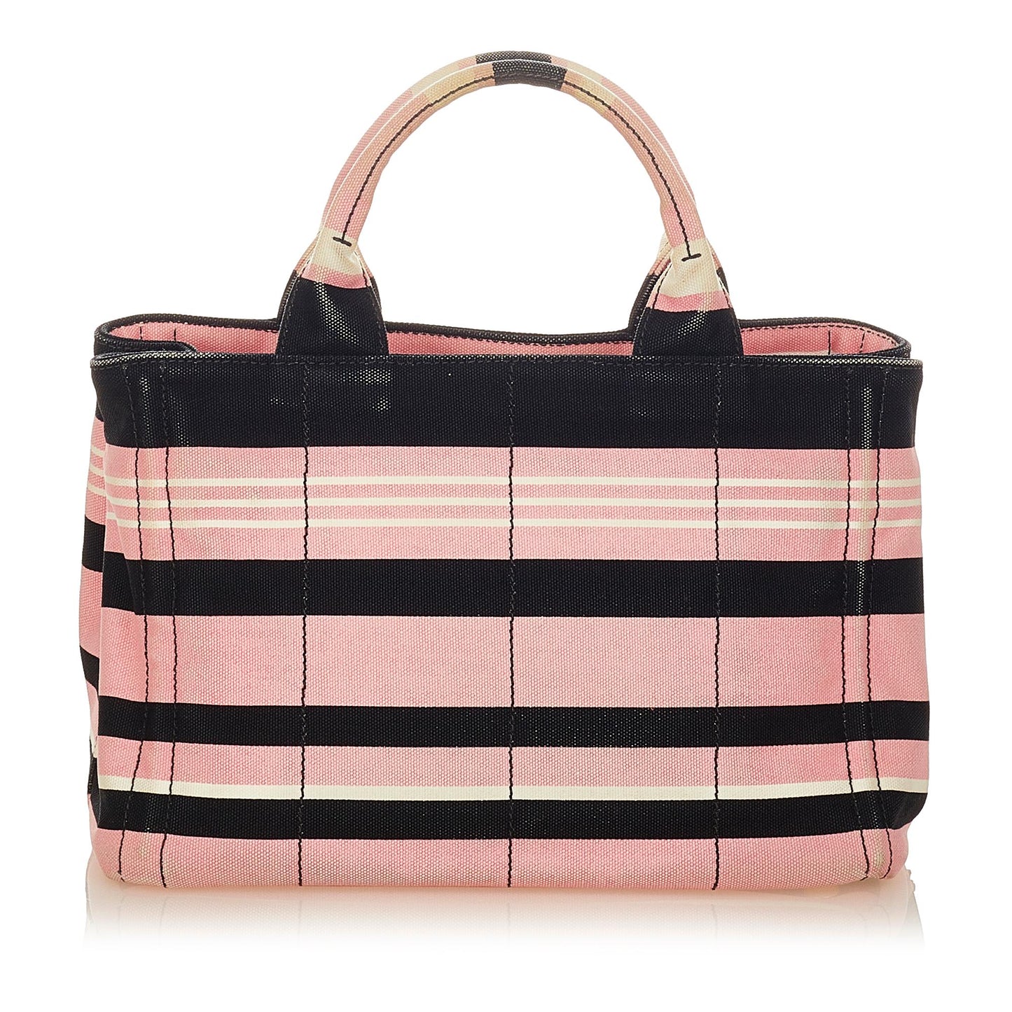 Prada Canapa Logo Canvas Satchel (SHG-34056)