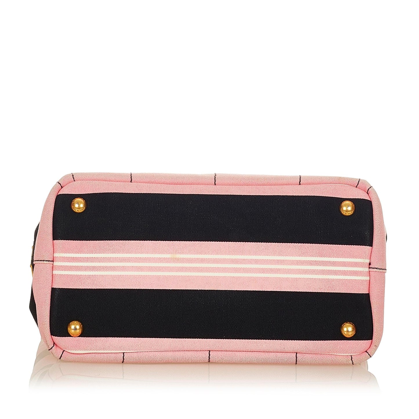 Prada Canapa Logo Canvas Satchel (SHG-34056)