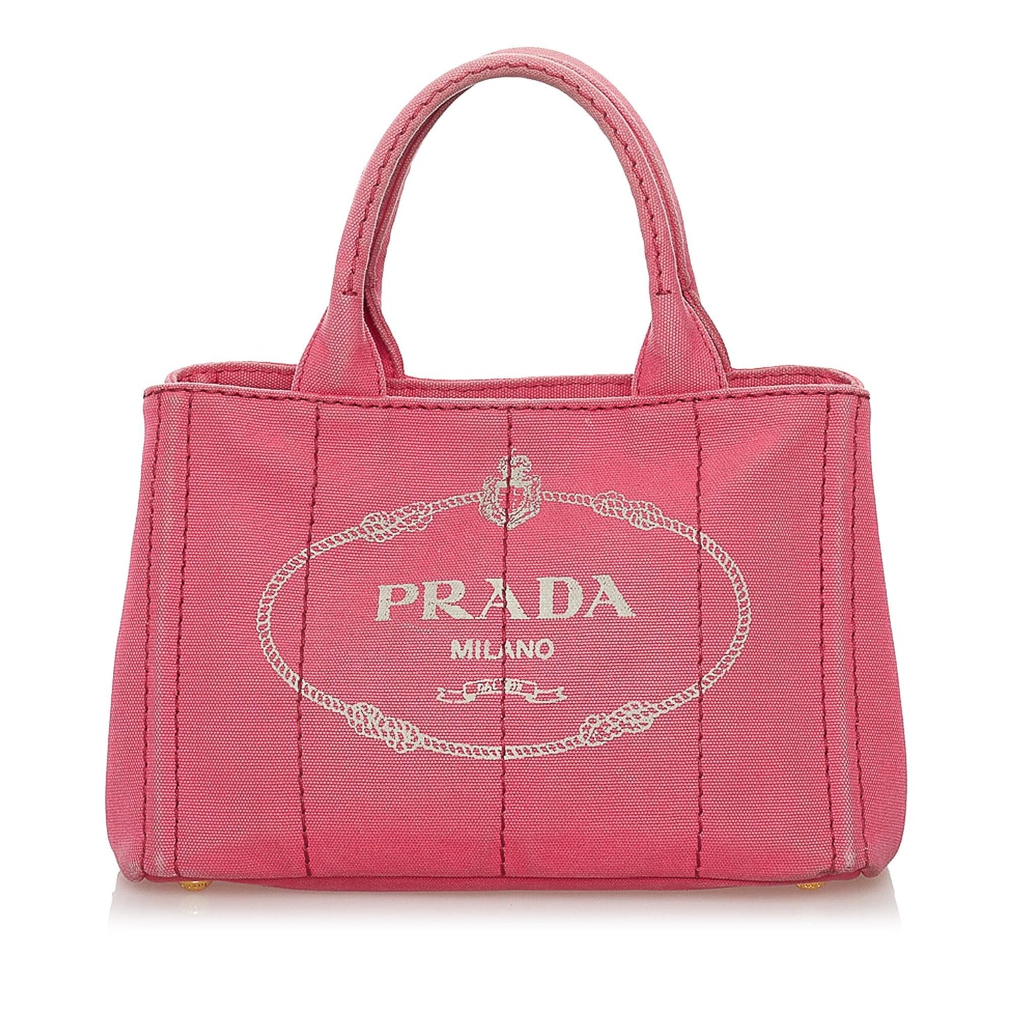 Prada Canapa Logo Canvas Satchel (SHG-5s2jod)