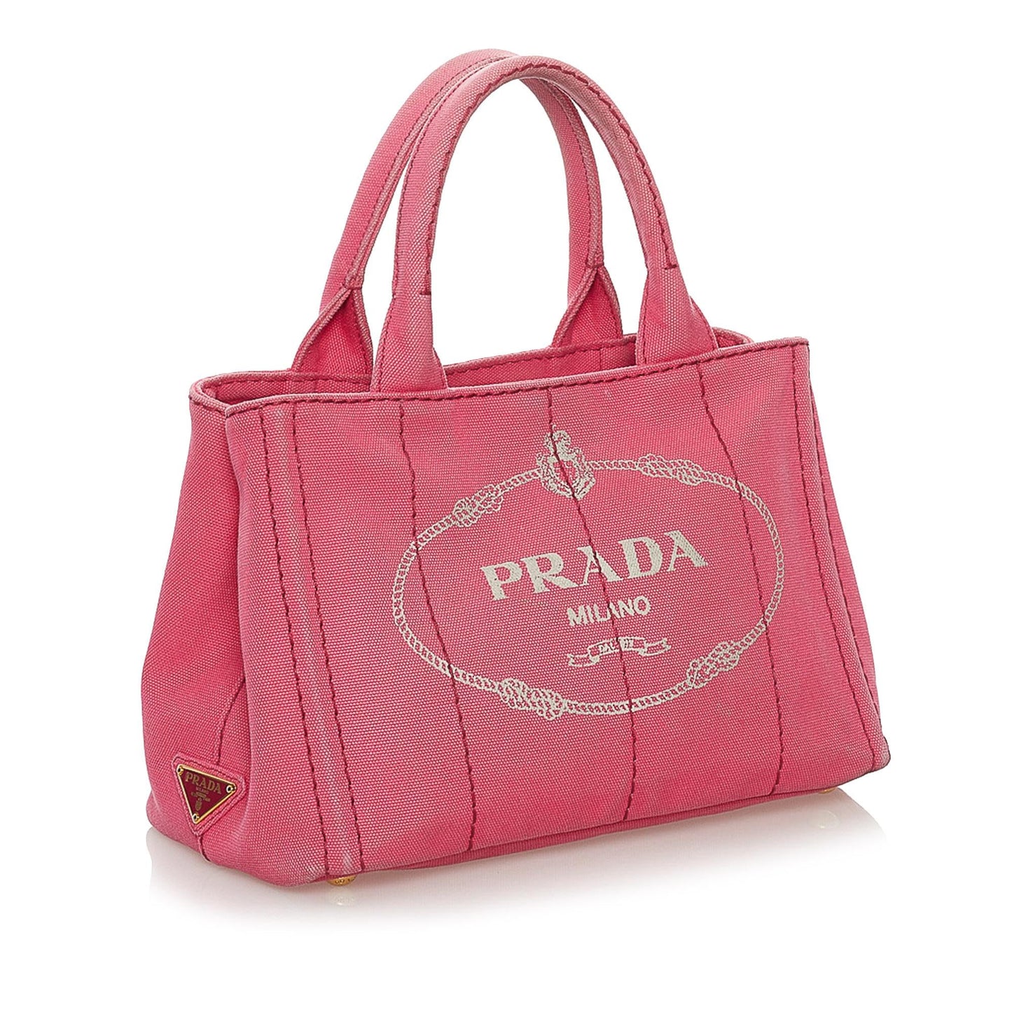 Prada Canapa Logo Canvas Satchel (SHG-5s2jod)
