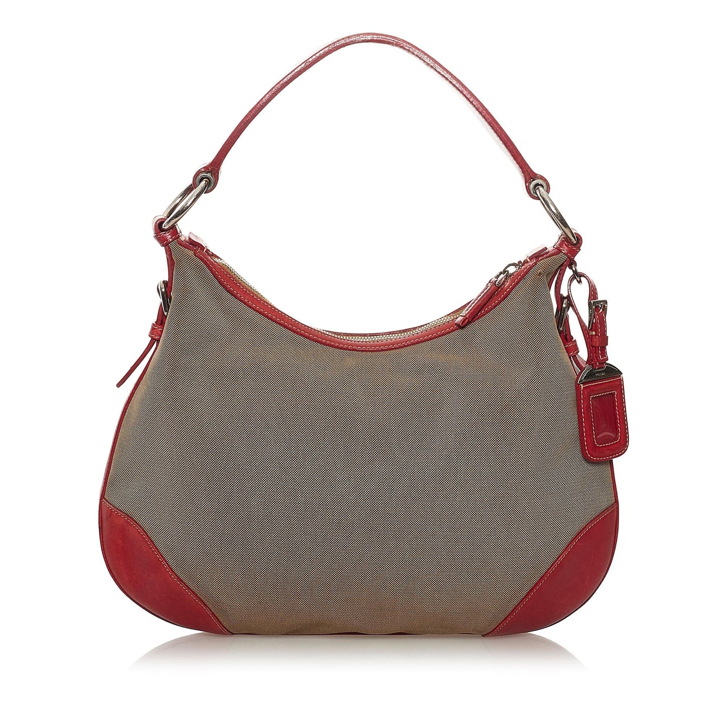Prada Canapa Logo Canvas Shoulder Bag (SHG-33015)