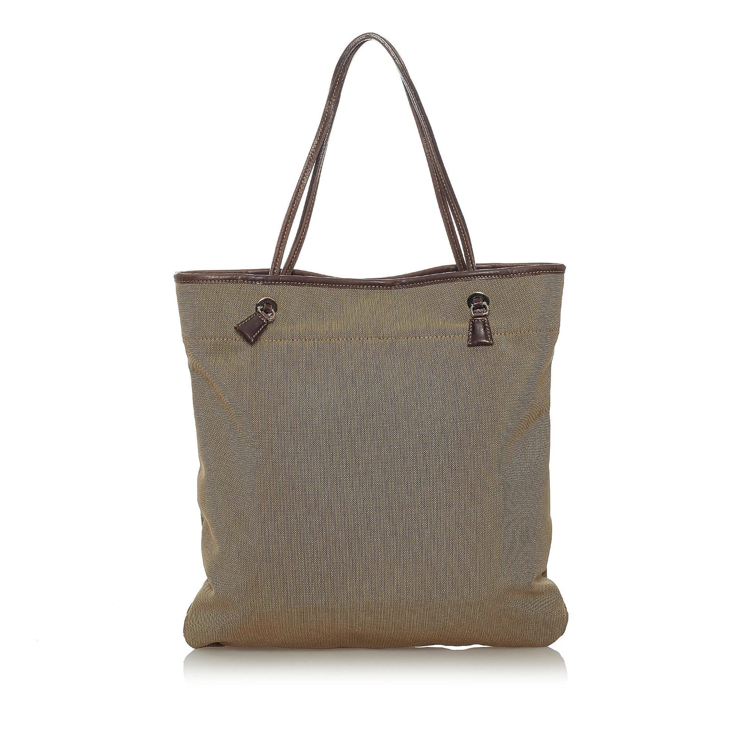 Prada Canapa Logo Canvas Tote Bag (SHG-28733)