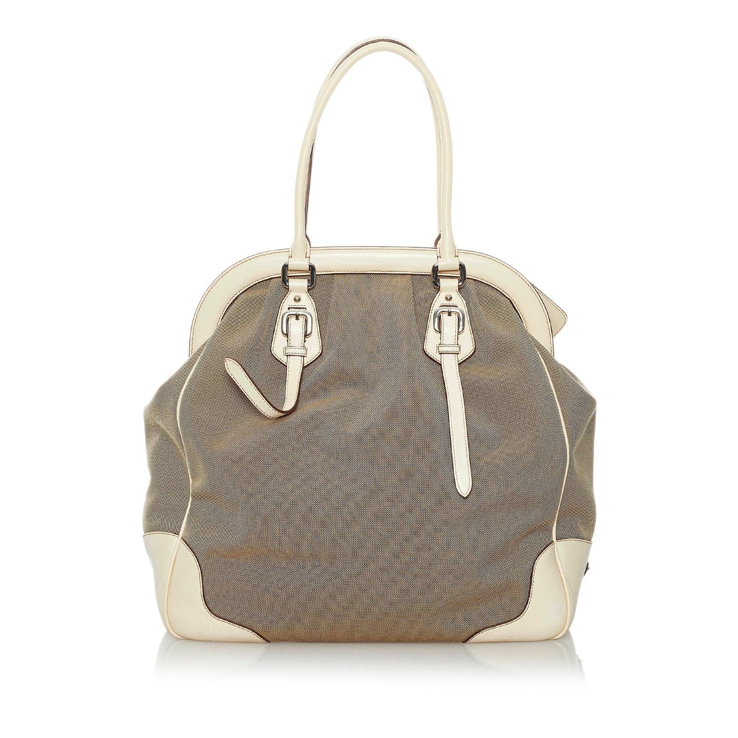 Prada Canapa Logo Canvas Tote Bag (SHG-30280)