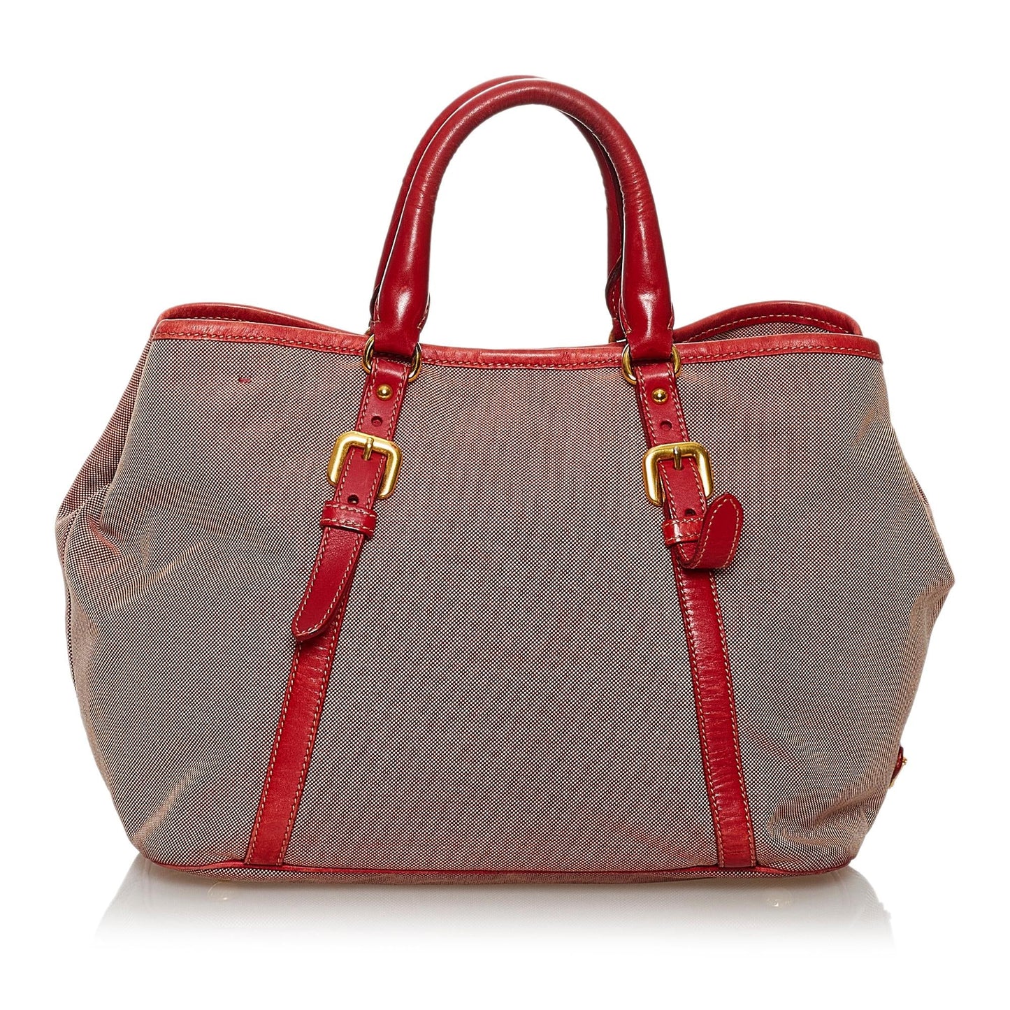 Prada Canapa Logo Canvas Tote Bag (SHG-30601)
