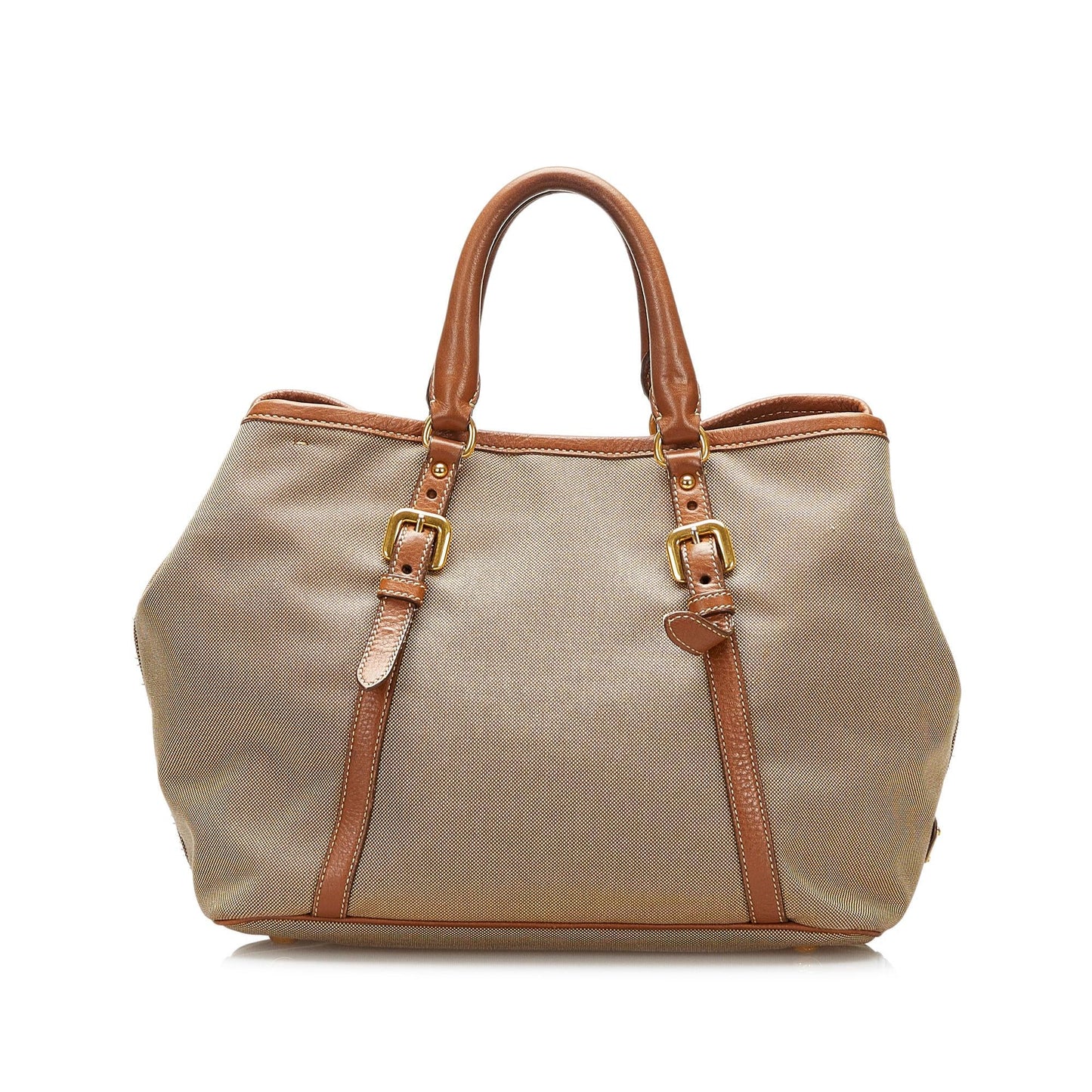 Prada Canapa Logo Satchel (SHG-35534)