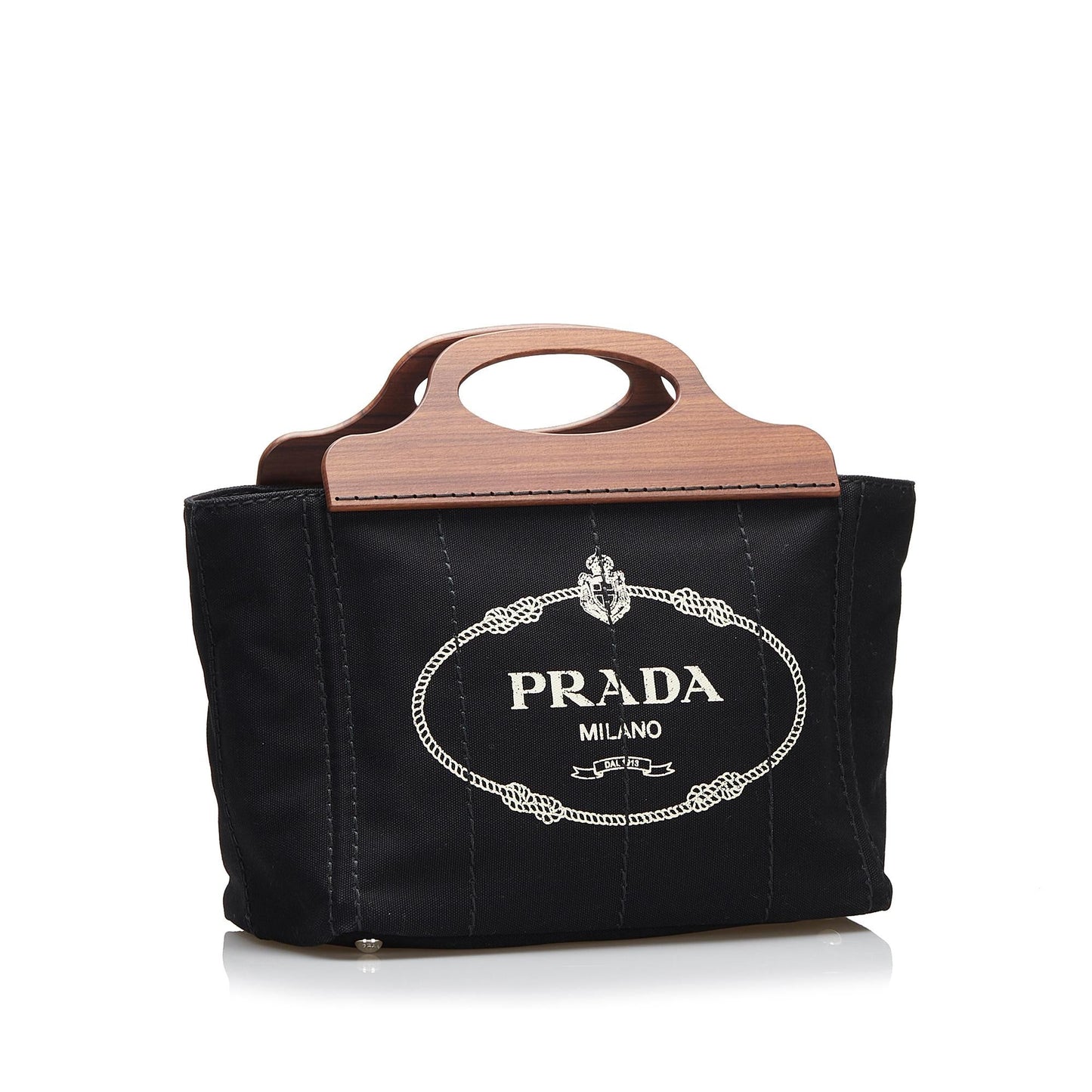 Prada Canapa Logo Satchel (SHG-3Cbqur)