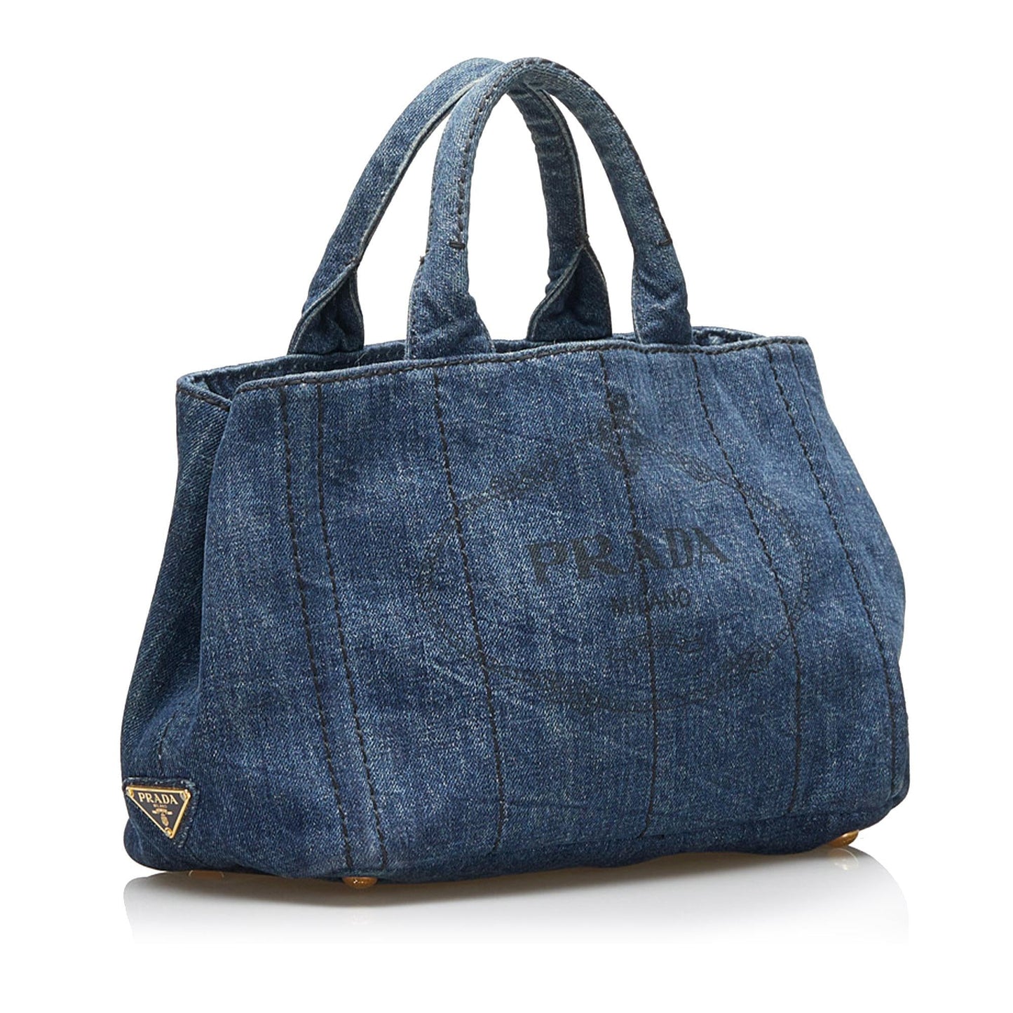 Prada Canapa Logo Satchel (SHG-1F8n9O)