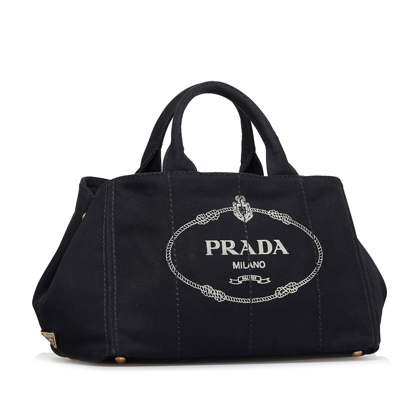 Prada Canapa Logo Satchel (SHG-7VOK0j)