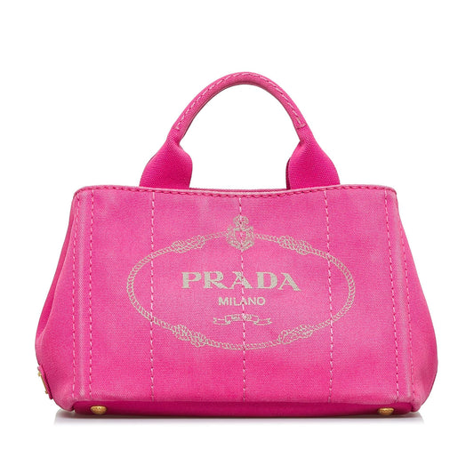Prada Canapa Logo Satchel (SHG-fnLVGy)