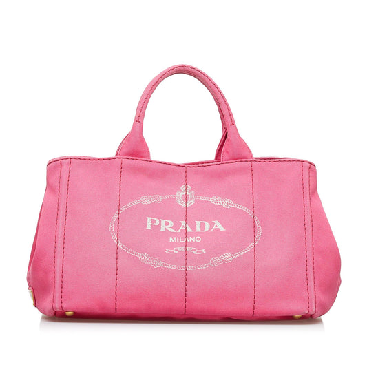 Prada Canapa Logo Satchel (SHG-s2e52z)