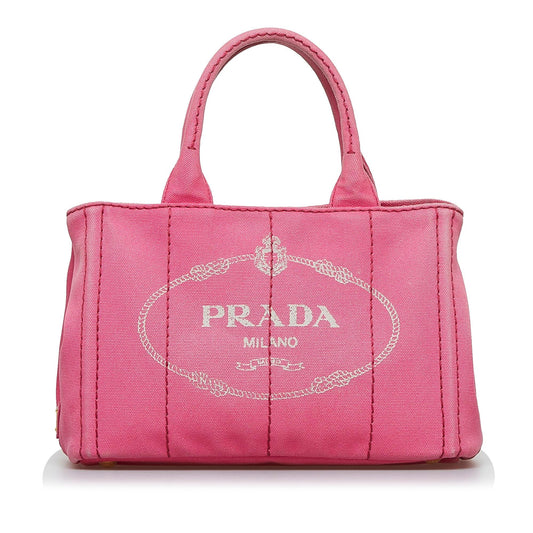 Prada Canapa Logo Satchel (SHG-nY4K5U)