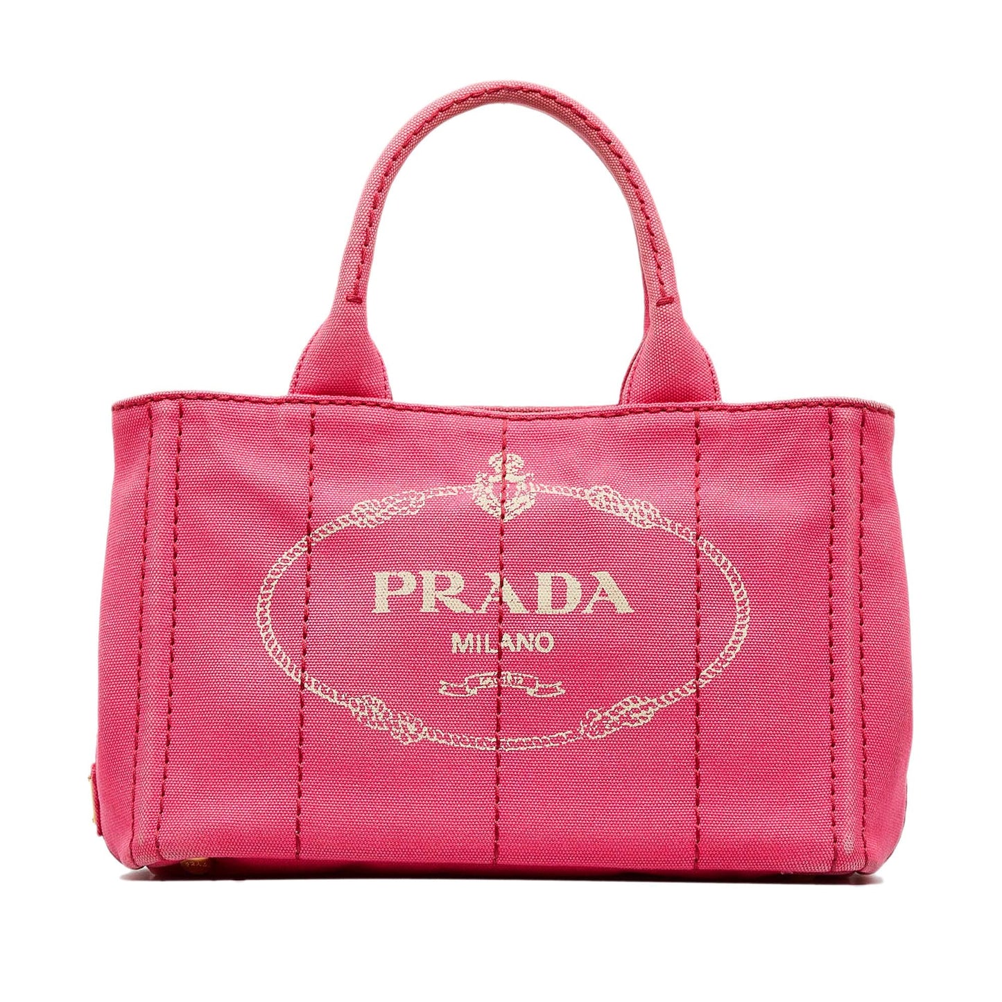 Prada Canapa Logo Satchel (SHG-95xOYe)
