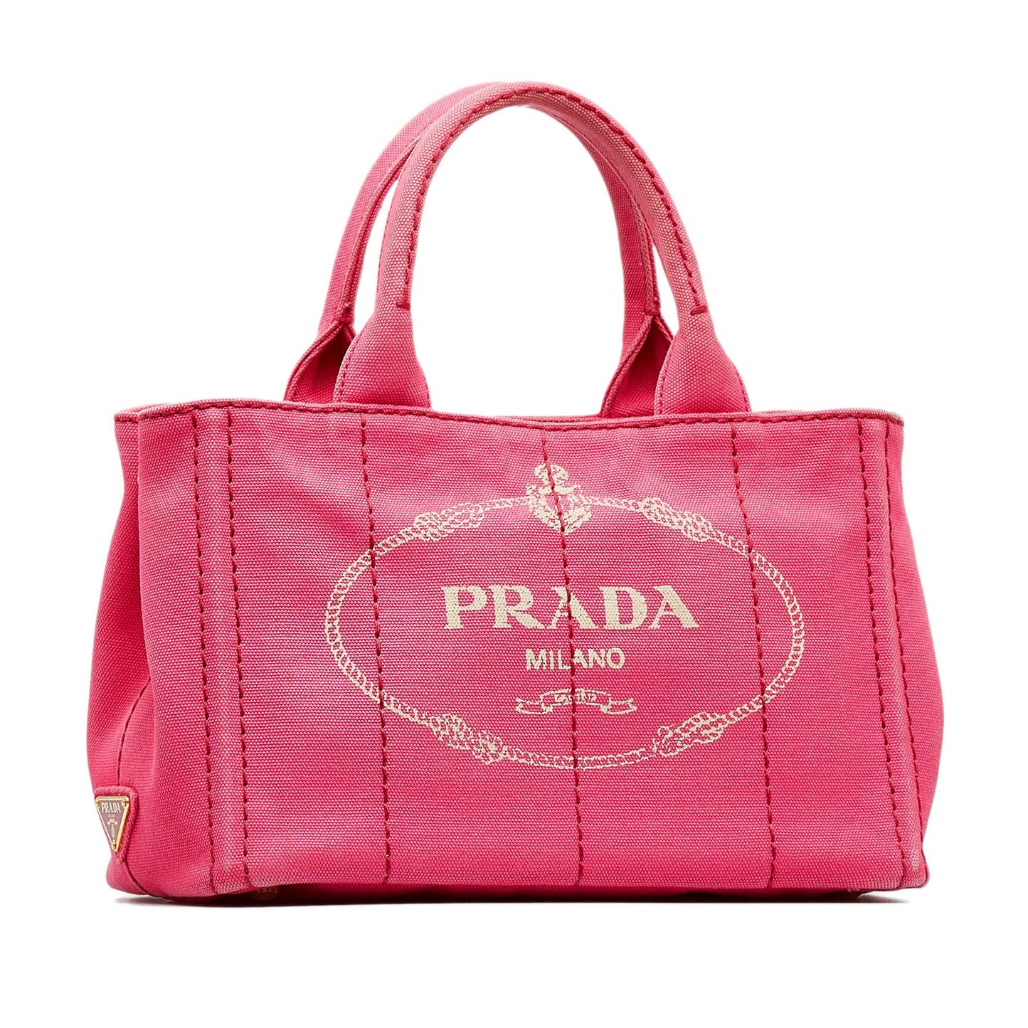 Prada Canapa Logo Satchel (SHG-95xOYe)
