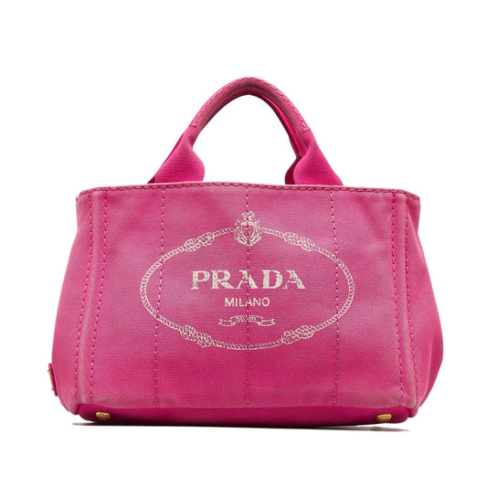 Prada Canapa Logo Satchel (SHG-m7rx6r)