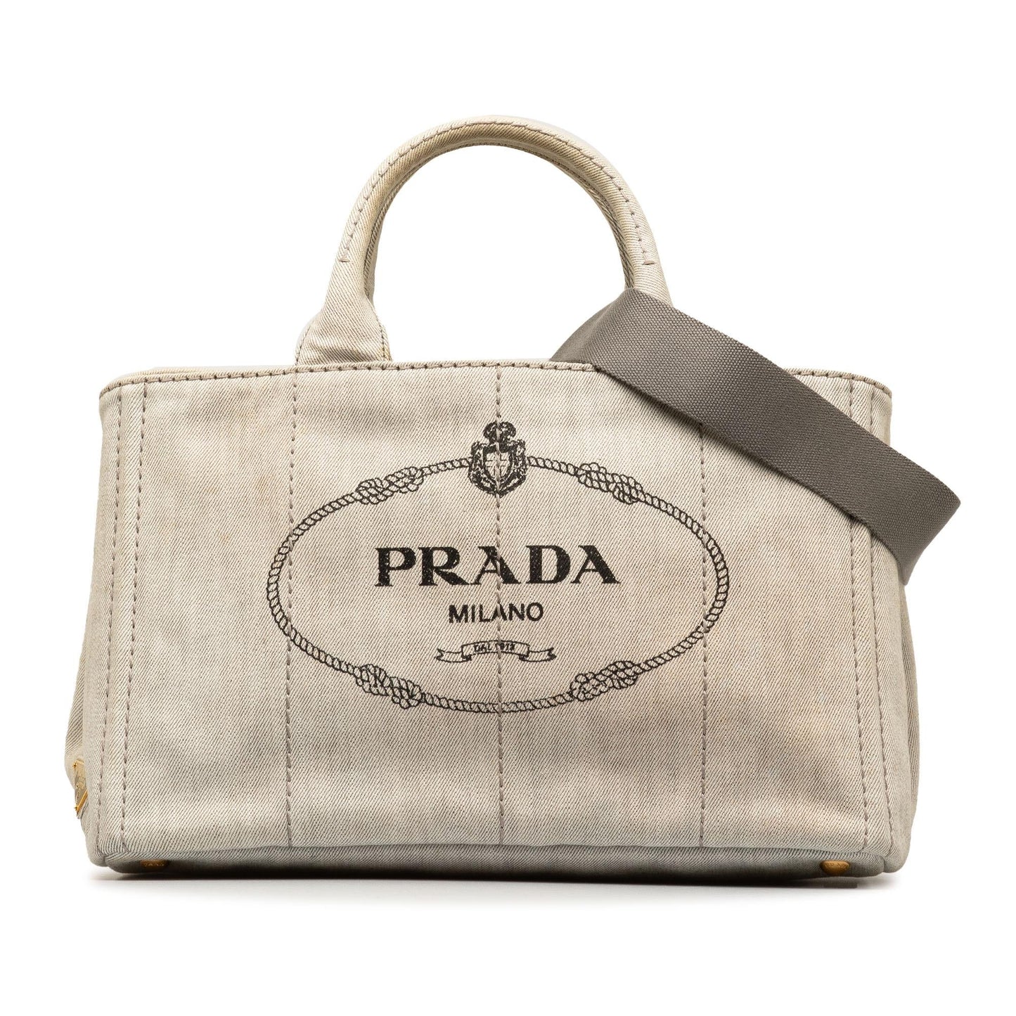 Prada Canapa Logo Satchel (SHG-KFOu8O)