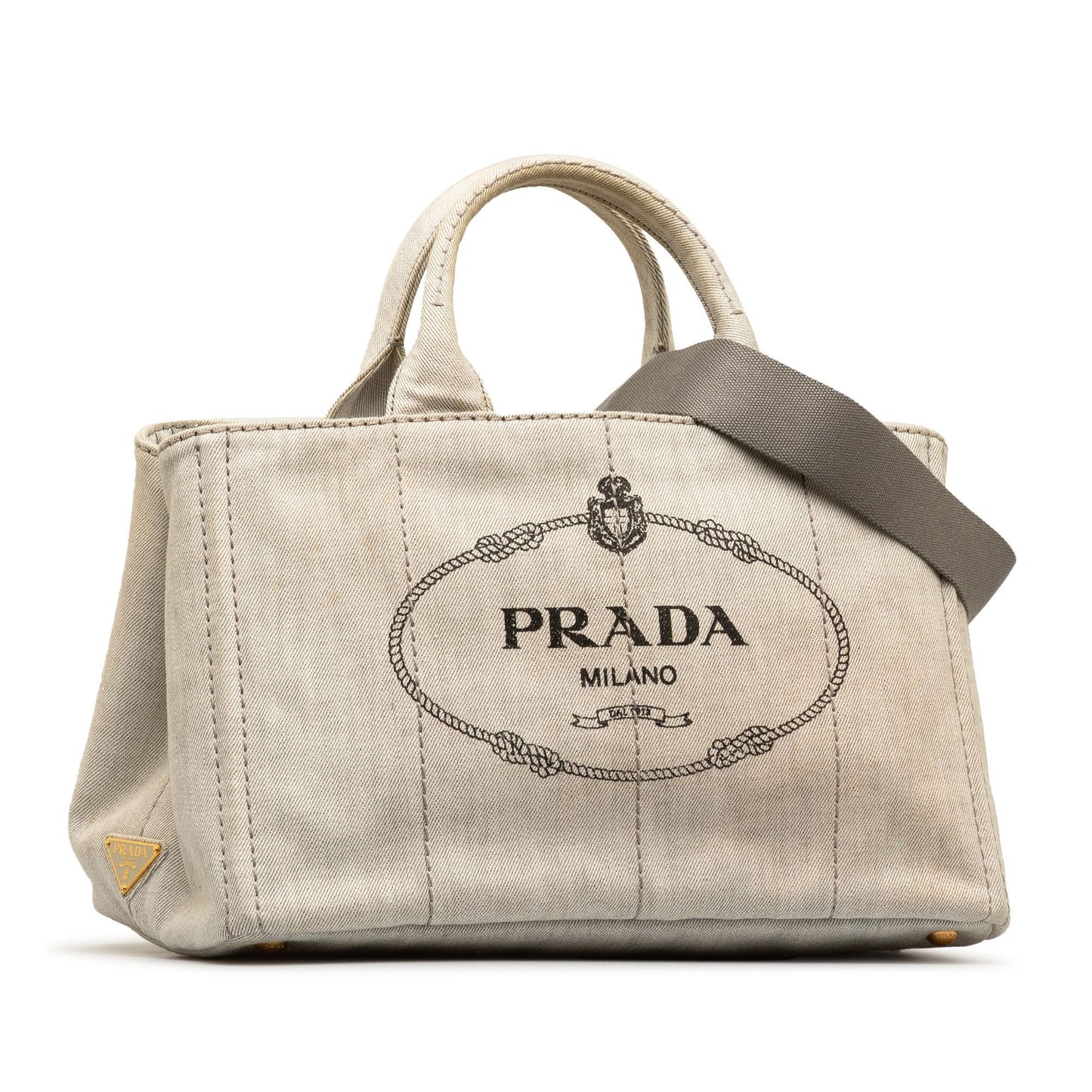 Prada Canapa Logo Satchel (SHG-KFOu8O)
