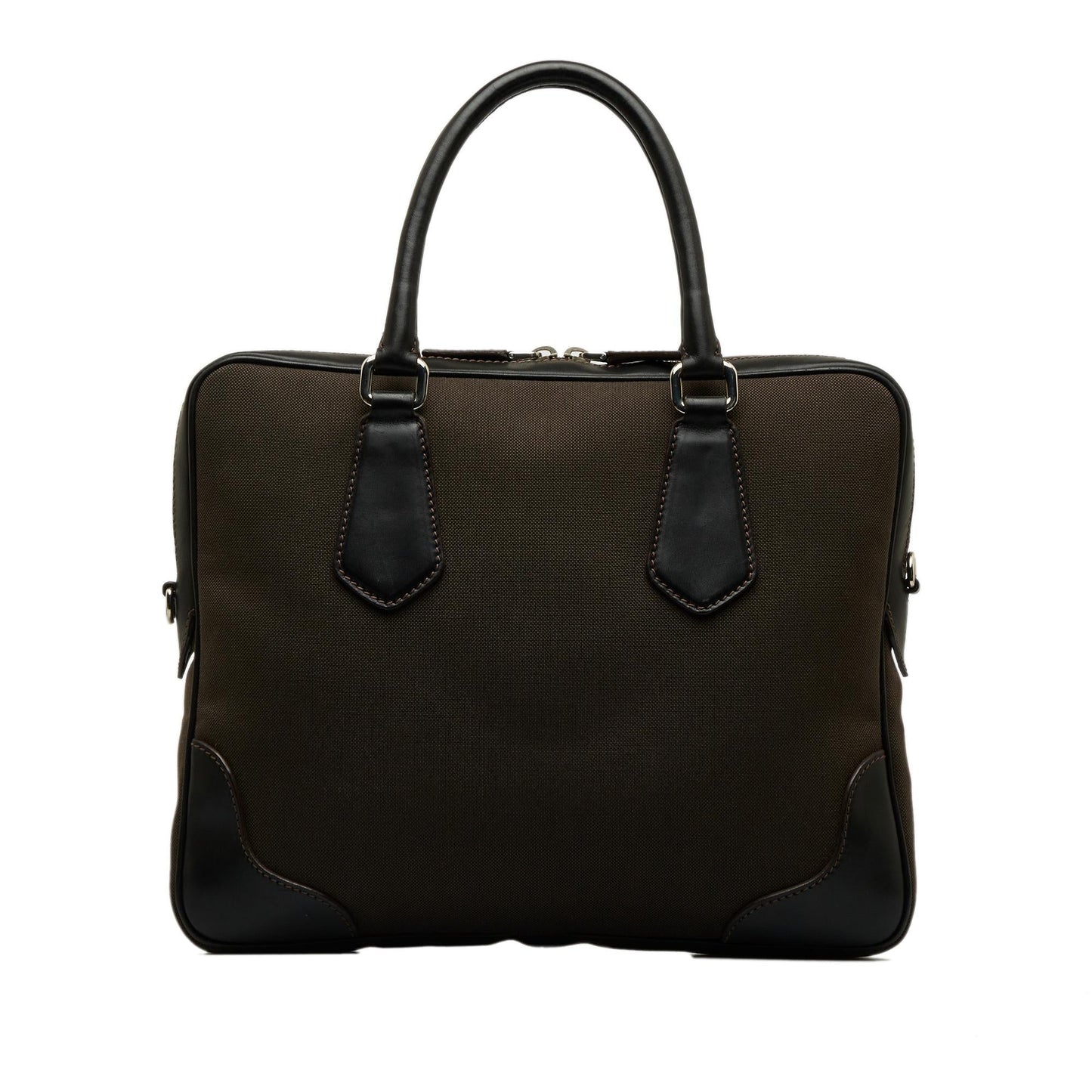 Prada Canapa Logo Satchel (SHG-b8U3kh)