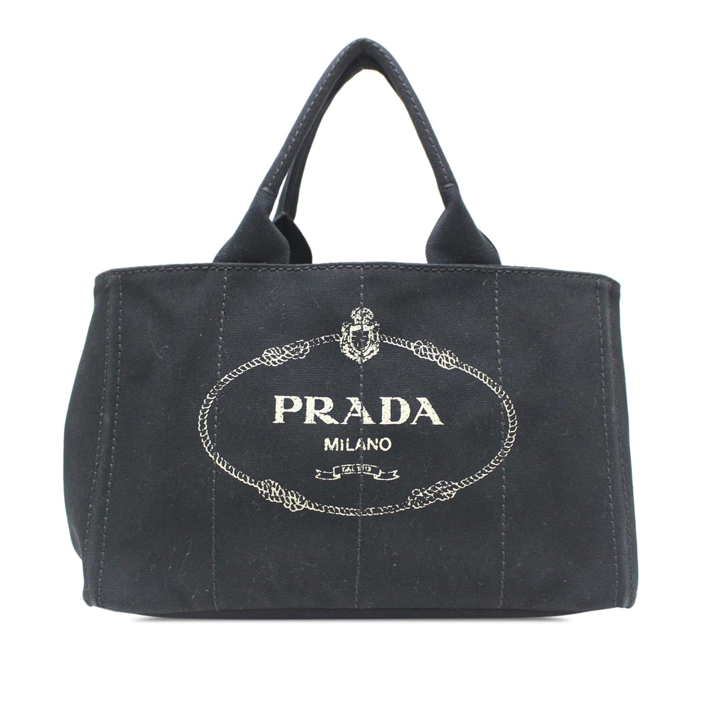 Prada Canapa Logo Satchel (SHG-AtOQxH)
