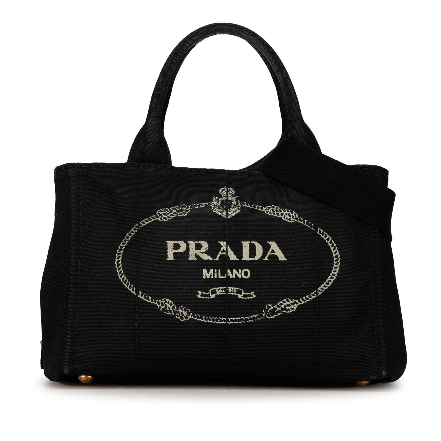 Prada Canapa Logo Satchel (SHG-elkRhs)