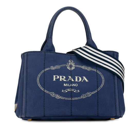 Prada Canapa Logo Satchel (SHG-IyK7Mk)
