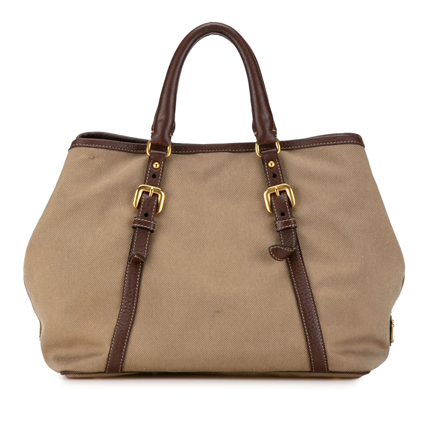 Prada Canapa Logo Satchel (SHG-HtYttP)
