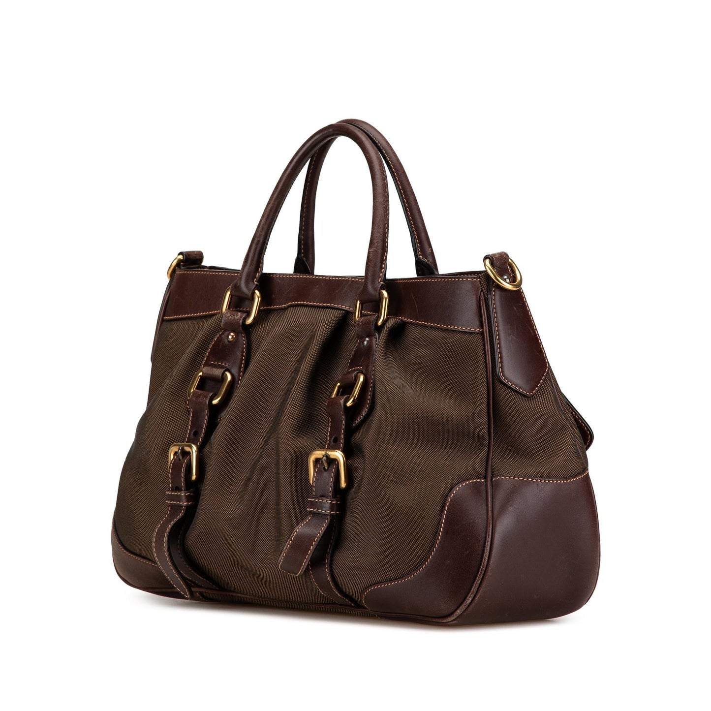 Prada Canapa Logo Satchel (SHG-21h9Gl)