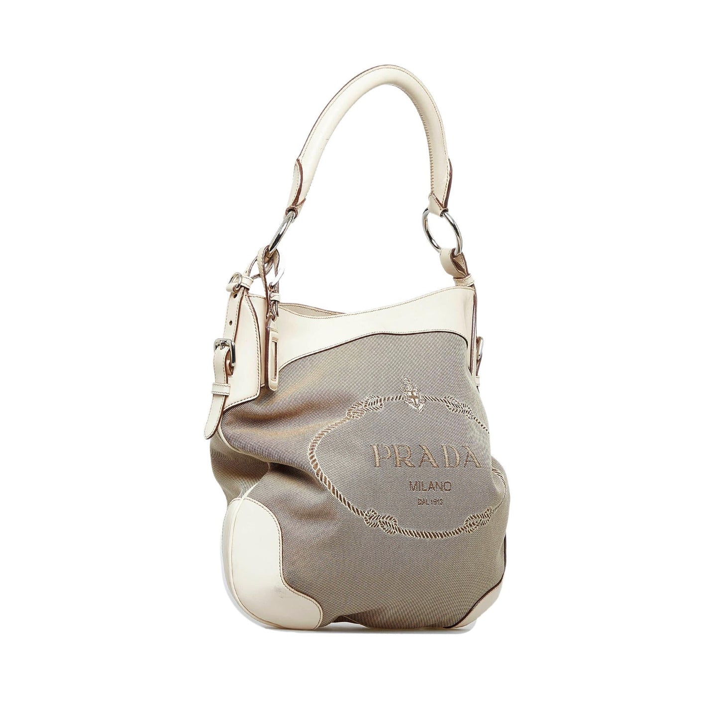 Prada Canapa Logo Shoulder Bag (SHG-dmbYPU)