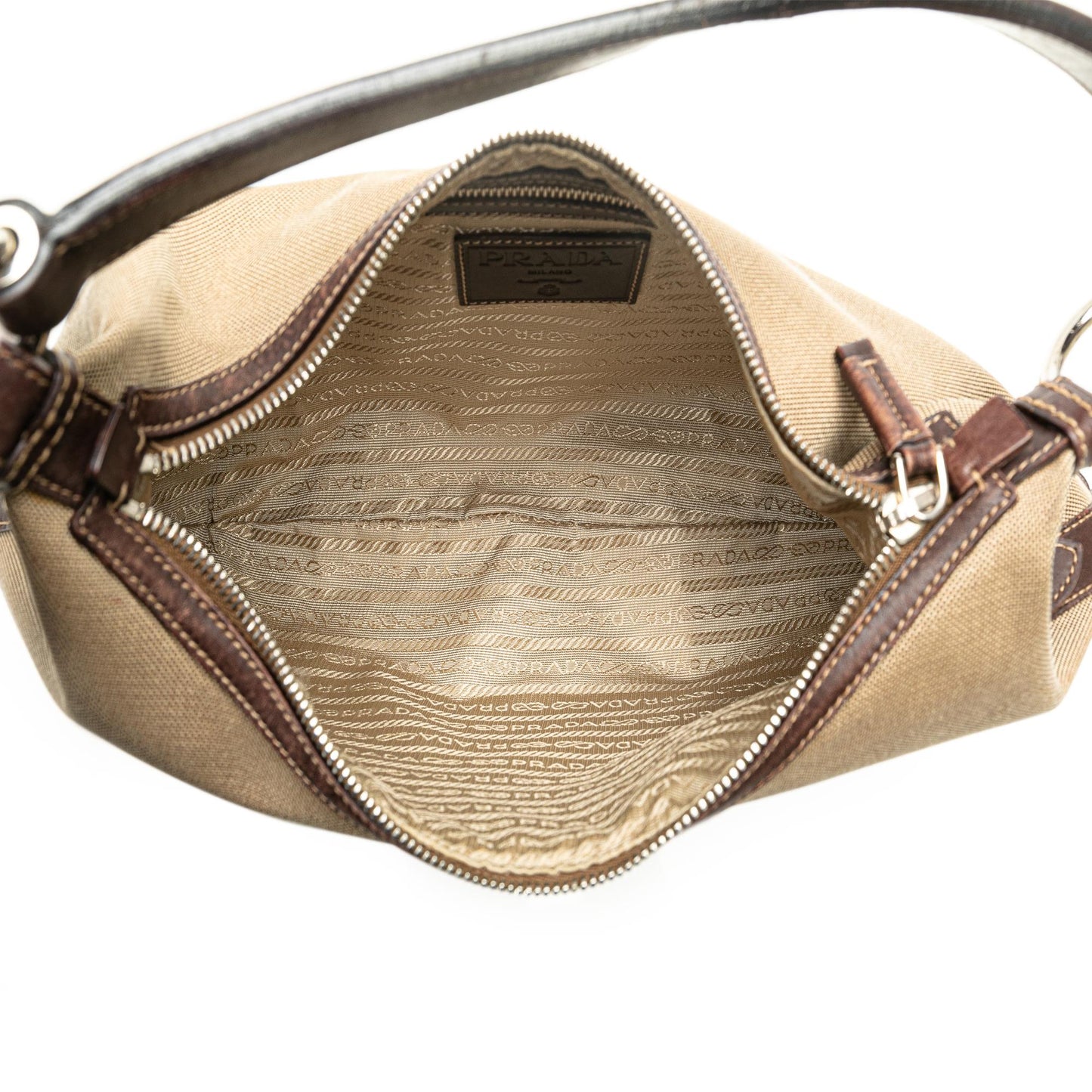 Prada Canapa Logo Shoulder Bag (SHG-OUjj6M)