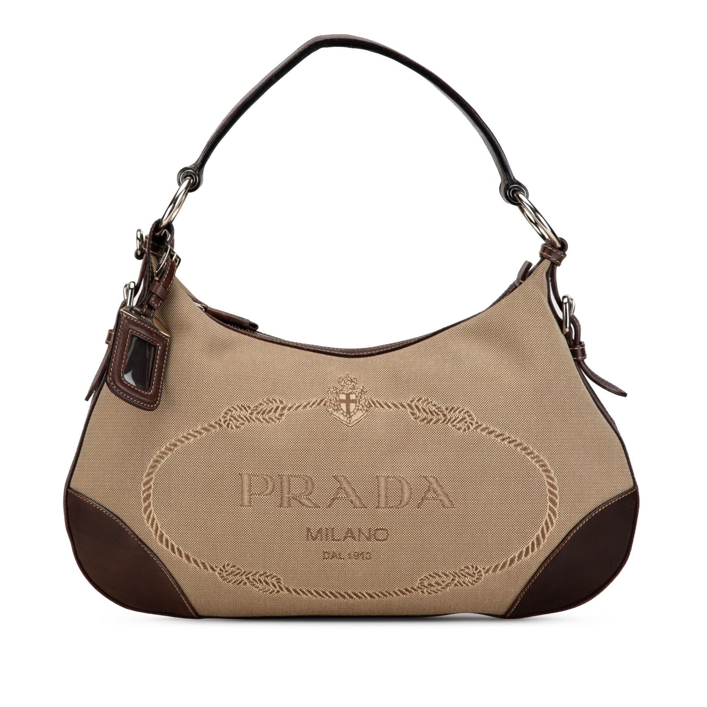 Prada Canapa Logo Shoulder Bag (SHG-OUjj6M)