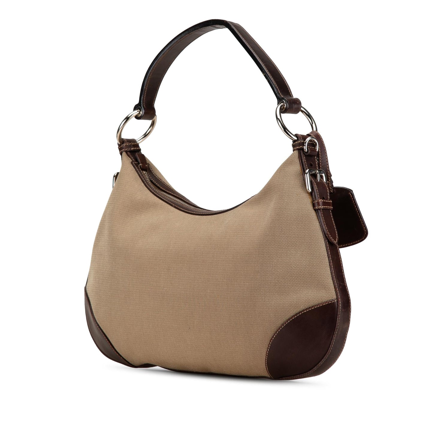 Prada Canapa Logo Shoulder Bag (SHG-OUjj6M)