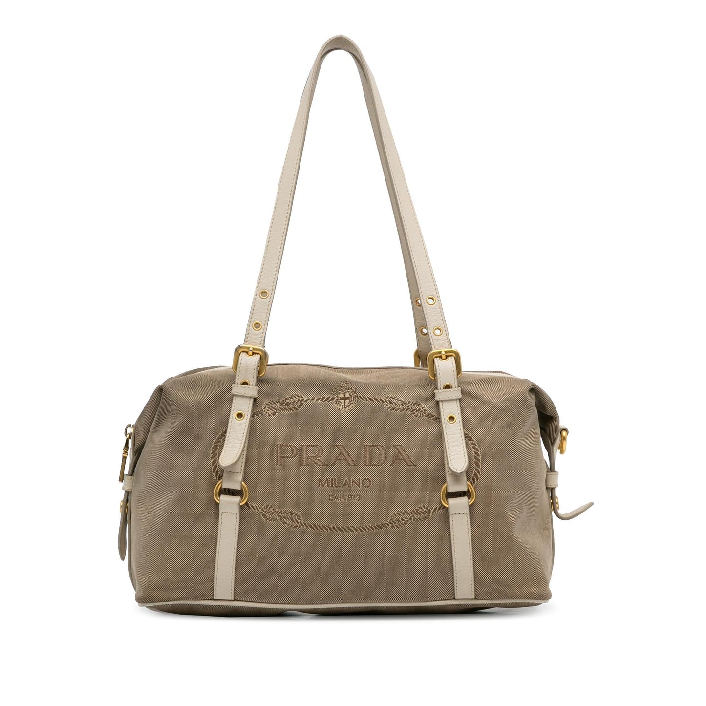 Prada Canapa Logo Shoulder Bag (SHG-mi2BZZ)