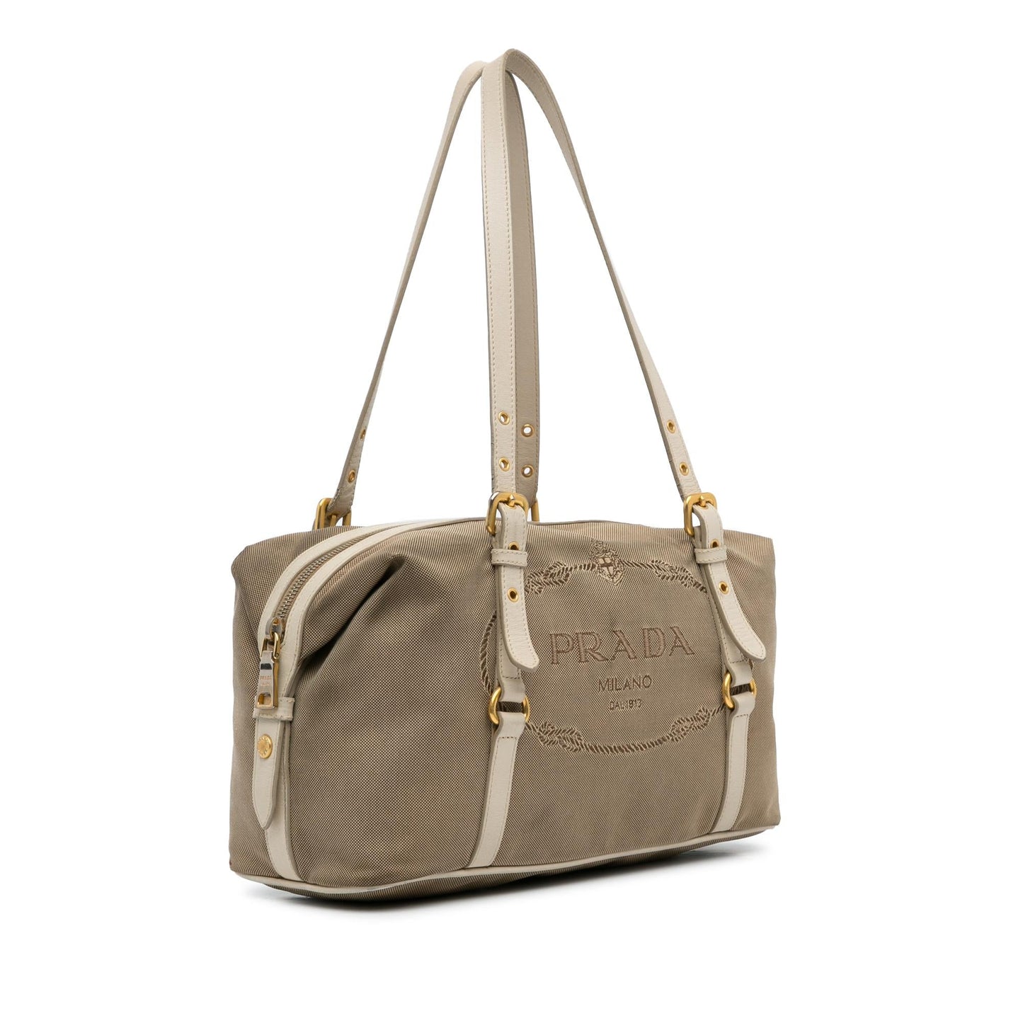 Prada Canapa Logo Shoulder Bag (SHG-mi2BZZ)
